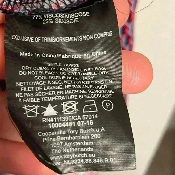 Tory Burch Maple Flower Cadena Musee Dress Womens Size XSmall - Picture 7 of 10